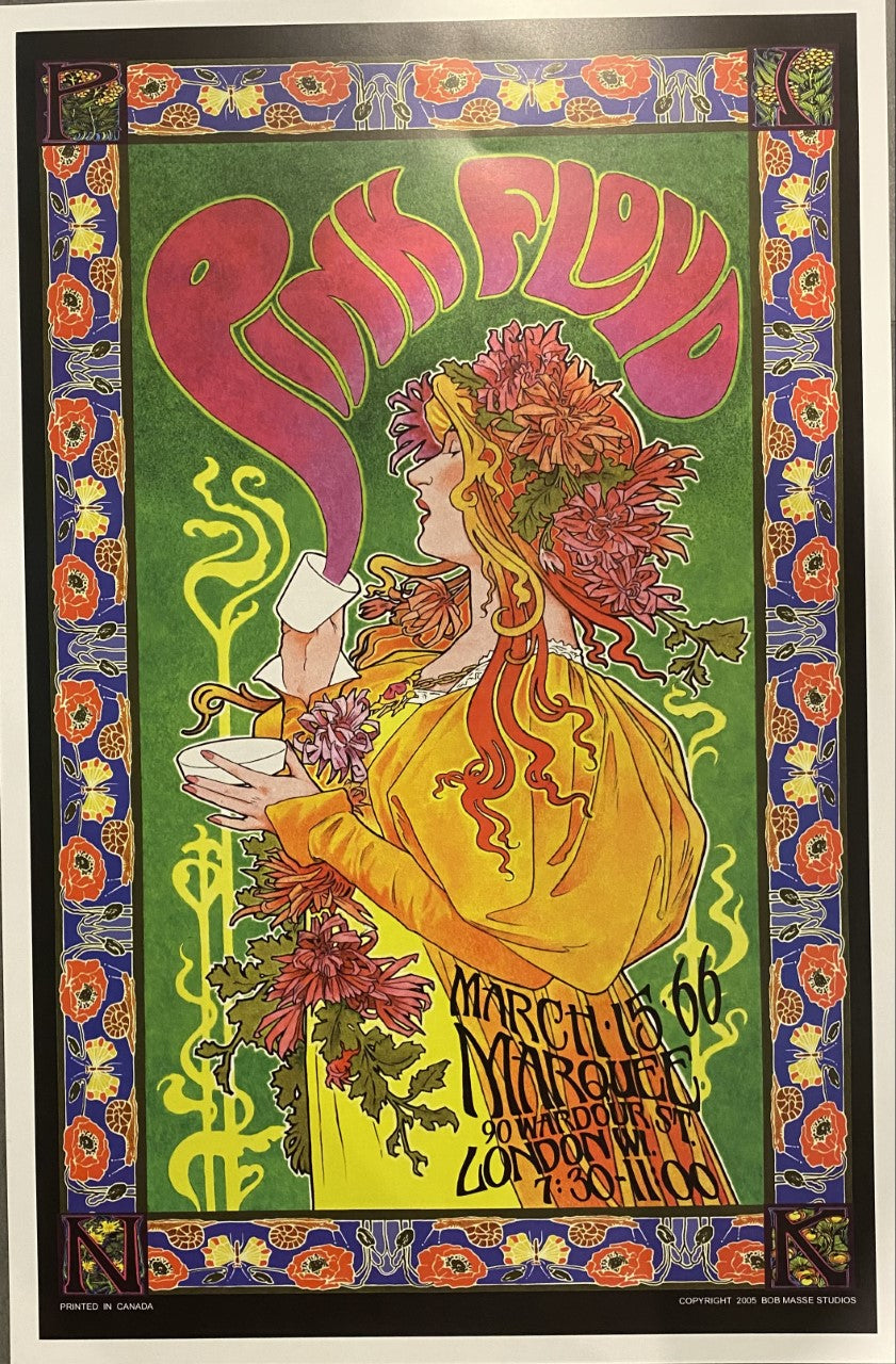 Pink Floyd Bob Masse TOUR POSTER – Famous Rock Shop