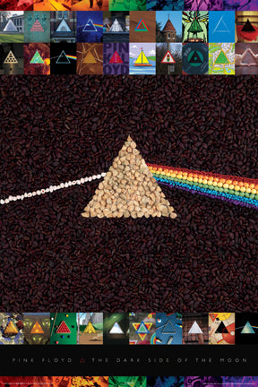 Pink Floyd Dark Side Collage Poster