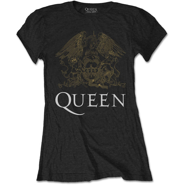 Queen Crest Ladies Tee Famousrockshop