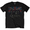 Queen Union Jack Unisex Tee Black Famous rock shop