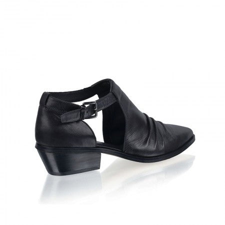 RMK Regent Black Nappa Leather Ankle Boots