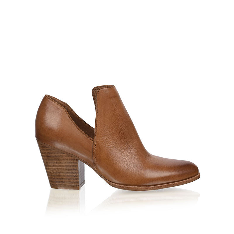 RMK Whimsical Cognac Leather Boot