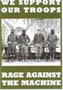 Rage Against The Machine We Support Our Troops Poster
