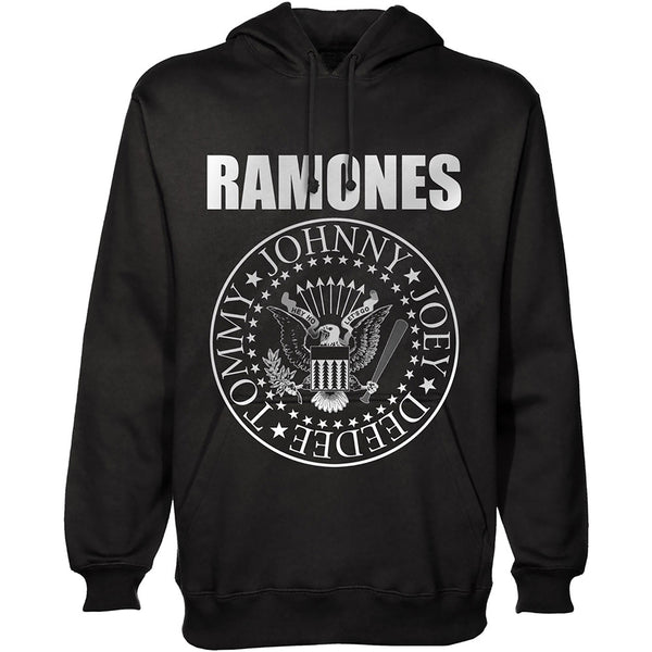 Ramones Hoodie White Eagle Logo - Unisex Pullover Hoodie