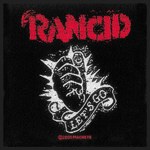 Rancid Lets Go Woven Patch SP1967 Famous Rock Shop