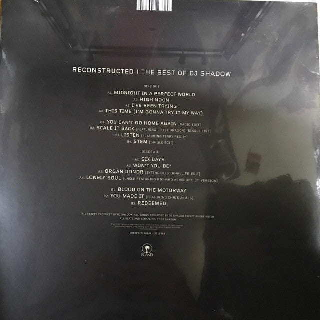 Reconstructed - The Best Of DJ Shadow Vinyl  Famous Rock Shop 517 Hunter Street Newcastle 2300 NSW  Australia