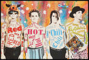 Red Hot Chili Peppers Paint poster