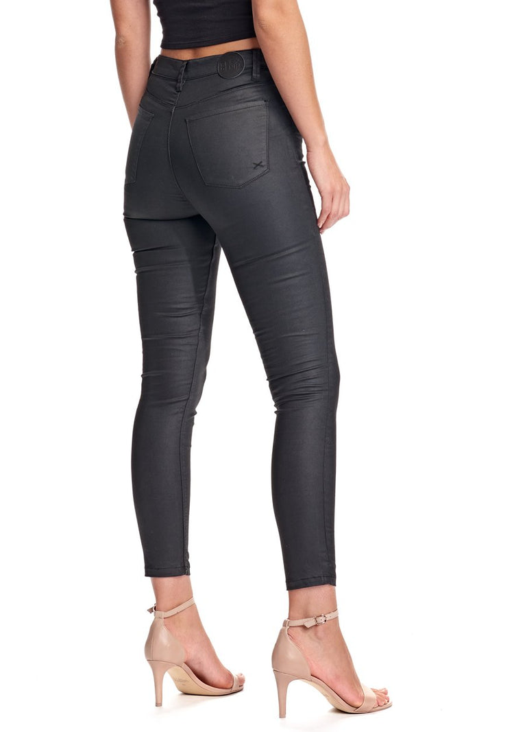 Res Denim Hi-Rise Seal Skinny Jeans Harrys Black Seal Hi