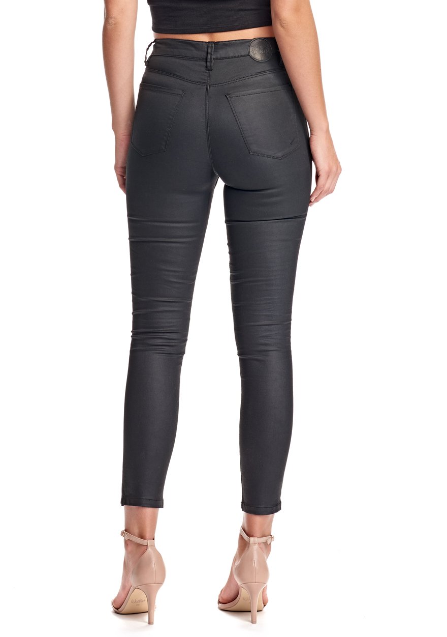 Res Denim Hi-Rise Seal Skinny Jeans Harrys Black Seal Hi