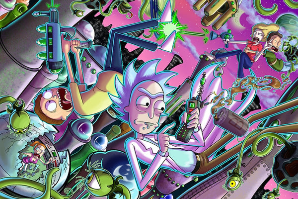 Rick And Morty Chaos Poster