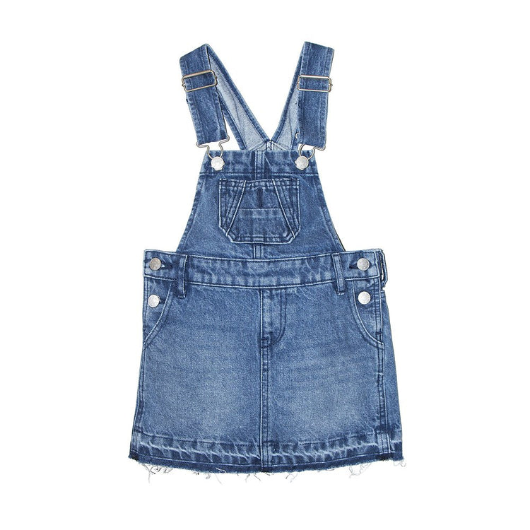 Riders By Lee Junior Girls 3-7 YRS Dungaree Dress Sunbleach R590010104 Famous Rock Shop Newcastle, 2300 NSW. Australia.