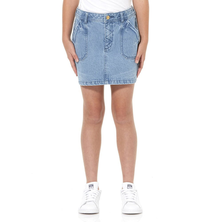 Riders By Lee Junior Girls 8-16 YRS Utility Skirt Sunbleach R580034104 Famous Rock Shop Newcastle, 2300 NSW. Australia.