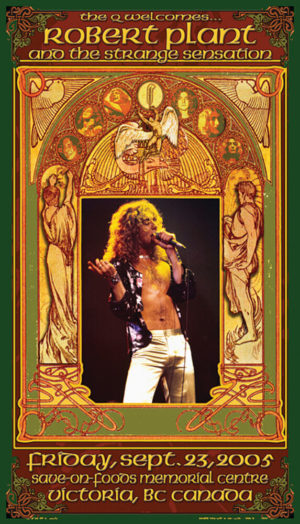 Robert Plant Bob Masse TOUR POSTER