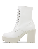 Roc Boots - Lush White Leather Boots
