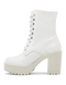 Roc Boots - Lush White Leather Boots