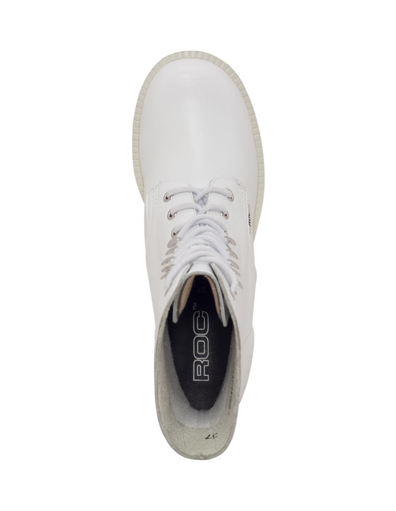 Roc Boots - Lush White Leather Boots