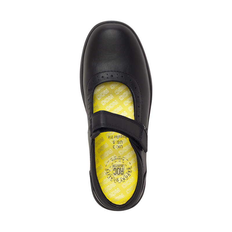 Roc Boots Lauren Leather Velcro Mary Jane Sandal