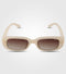 Roc Eyewear Creeper Pearl White Brown Sunglasses R7650W