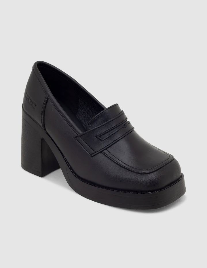 Roc Intro Black Loafer Heel
