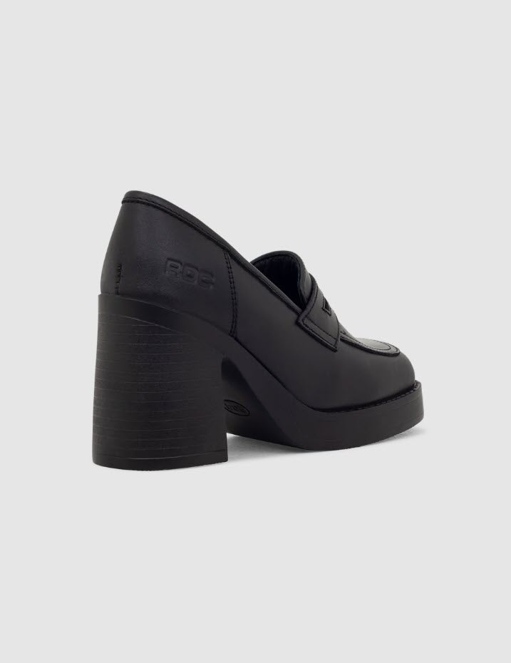 Roc Intro Black Loafer Heel
