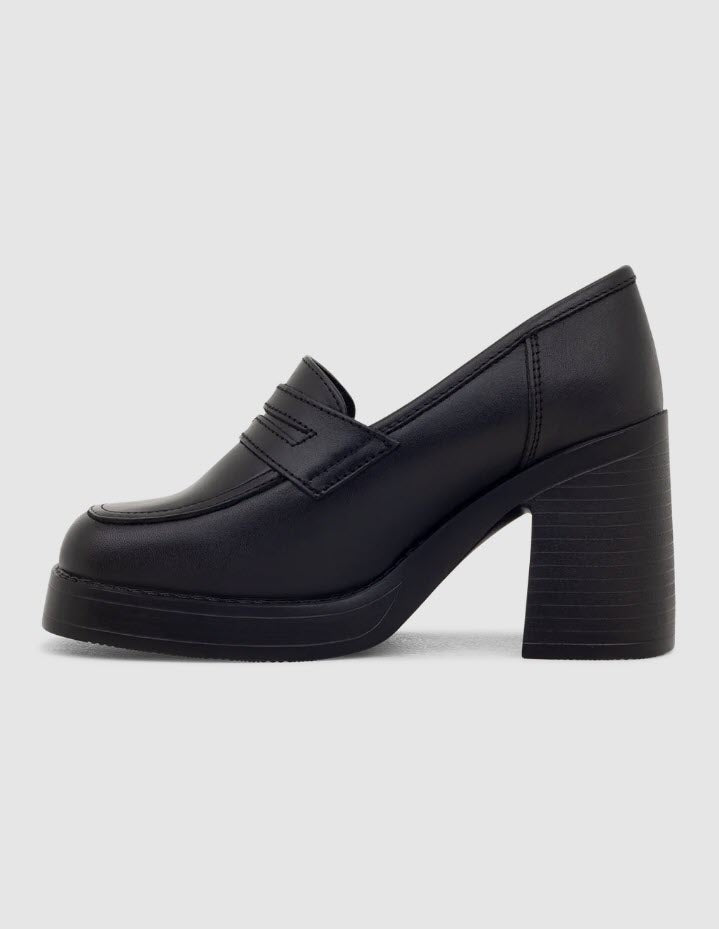 Roc Intro Black Loafer Heel