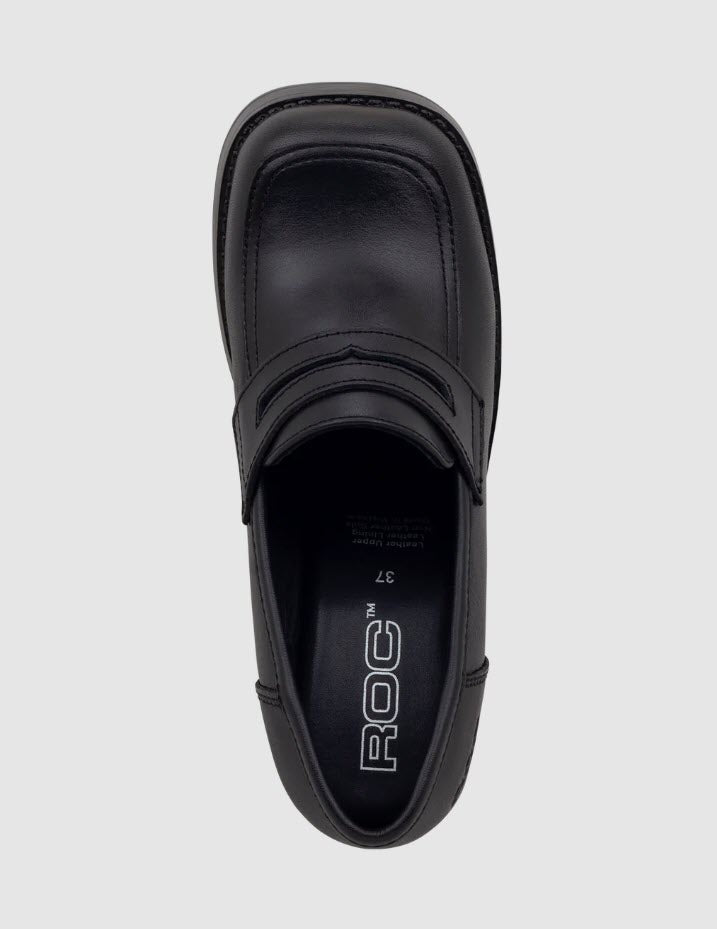 Roc Intro Black Loafer Heel