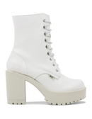 Roc Lush White Leather Boots