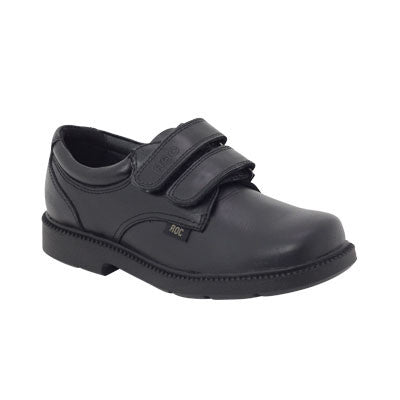 Roc Boots Jumungi Black Leather Velco Kids Shoe