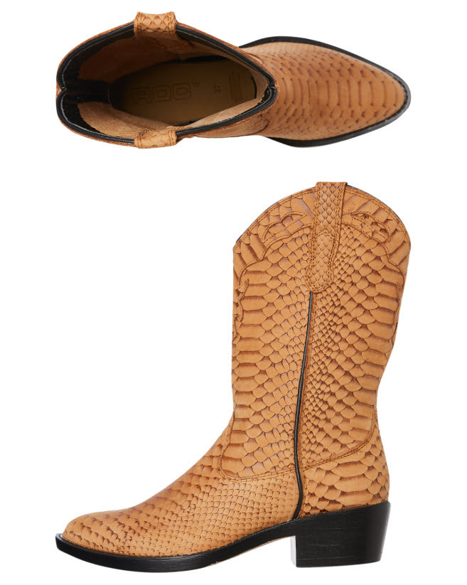 Roc Boots INDIO Tan Cobra Boot Famous Rock Shop Newcastle, 2300 NSW. Australia. 2