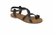 Roc Roman Black Leather Sandals