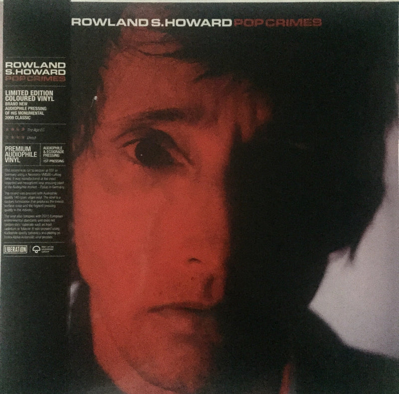  Rondald S.Howard 'Pop Crimes' Limited Edition Coloured Vinyl LMLP0088. A SIDE (I KNOW) A GIRL CALLED JONNY SHUT ME DOWN LIFE'S WHAT YOU MAKE IT POP CRIMES B SIDE NOTHIN' WAYWARD MAN AVE MARIA THE GOLDEN AGE OF BLOODSHED Famous Rock Shop 517 Hunter Street Newcastle 2300 NSW Australia