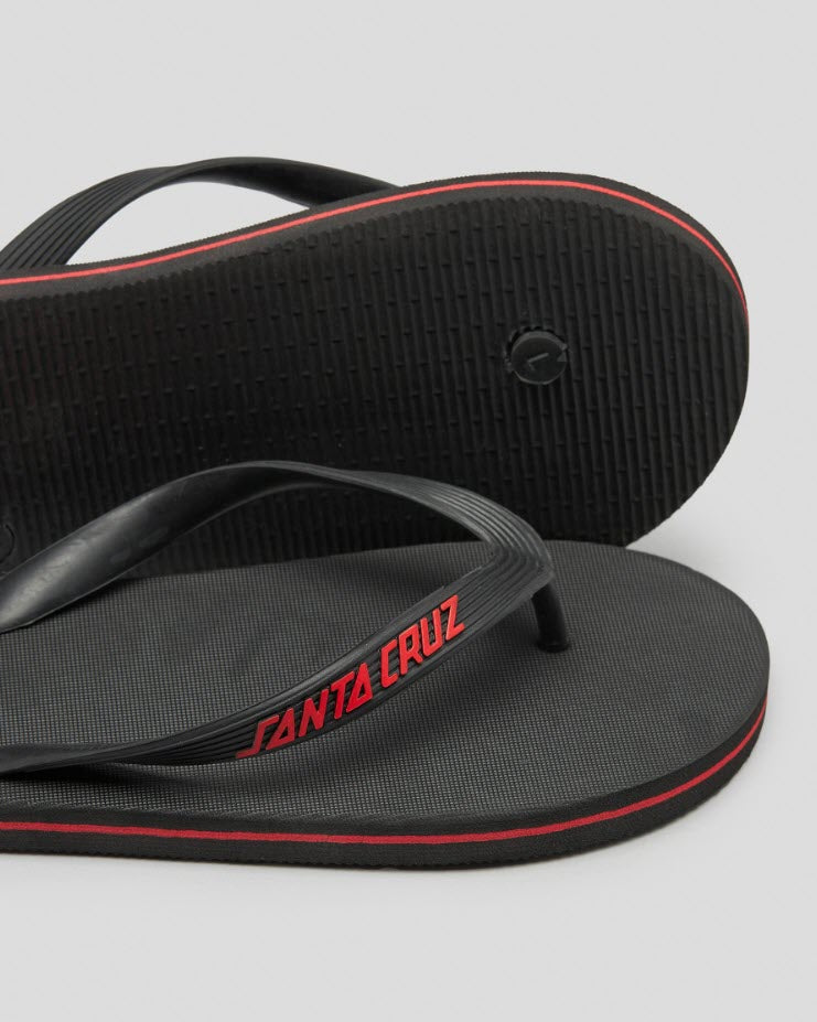 Santa Cruz Classic Dot Black Thongs