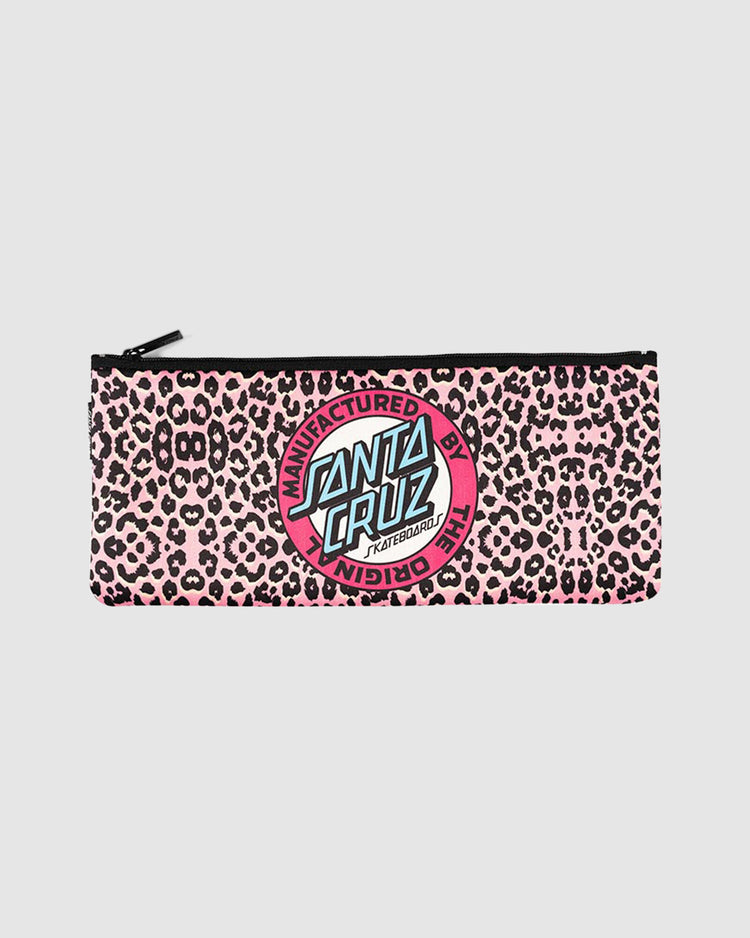 Santa Cruz Primal MFG Dot Pink Leopard Pencil Case
