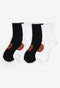 Santa Cruz Youth Socks Black White 4 Pair Pack
