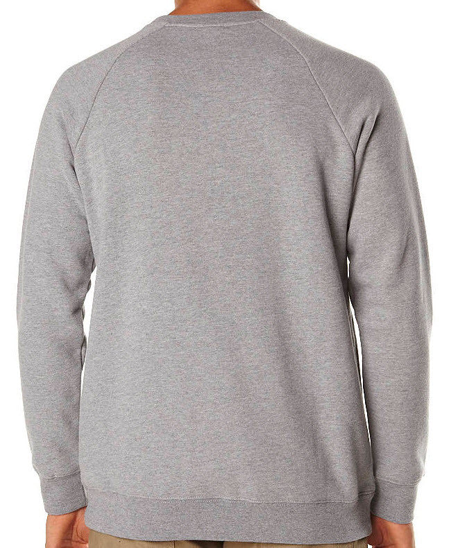 Santa Cruz Big Dot Crew Fleece Jumper Grey Heather Famous Rock Shop Newcastle 2300 NSW Australia