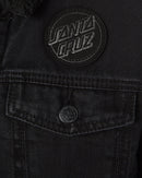 Santa Cruz Seacliff Sherpa Denim Jacket Wash Black SC-MJA7482 Famous Rock Shop Newcastle 2300 NSW Australia 2