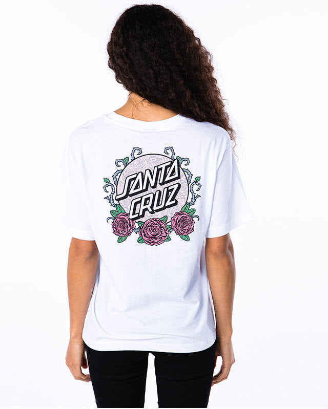 Santa Cruz Thorn Tee White  Famous Rock Shop  Newcastle 2300 NSW Australia