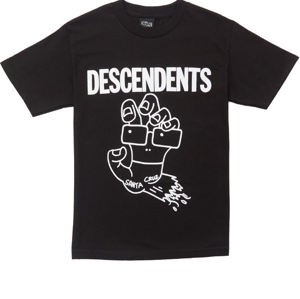 Santa Cruz X Descendents Screaming Milo T-Shirt Black Famous Rock Shop Newcastle, 2300 NSW. Australia. 1
