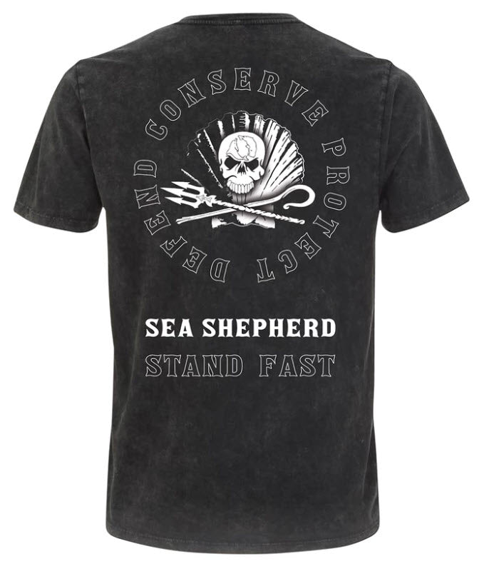 Sea Shepherd Ocean Fantasy Short Sleeve Tee Acid Black SSA912ABL