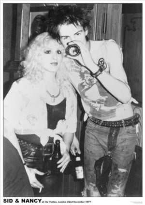 Sex Pistols Sid and Nancy Vortex 1977 Poster