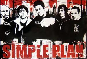 Simple Plan Red and Black Poster – Famous Rock Shop