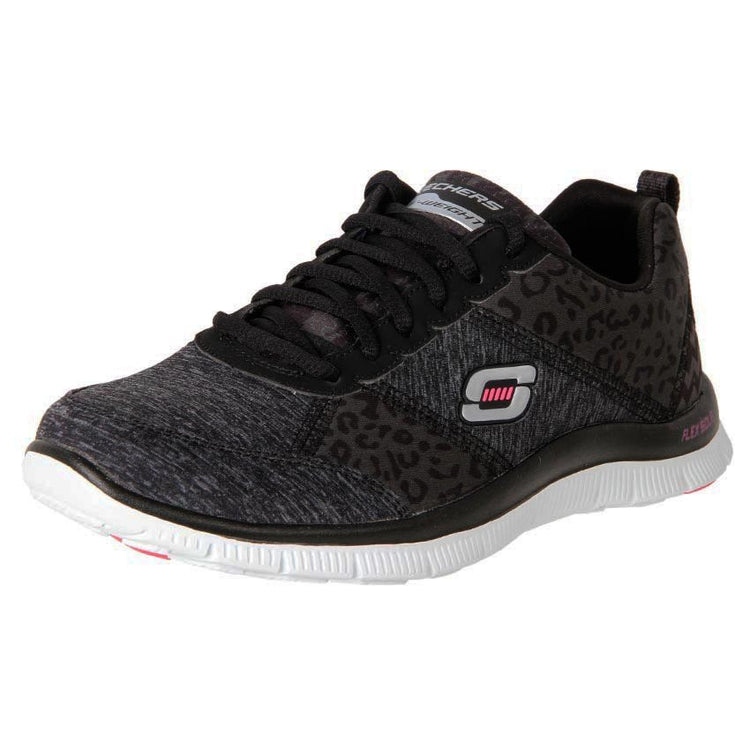 Skechers Flex Appeal Tribeca Black White Memory Foam Famous Rock Shop. 517 Hunter Street Newcastle, 2300 NSW Australia 