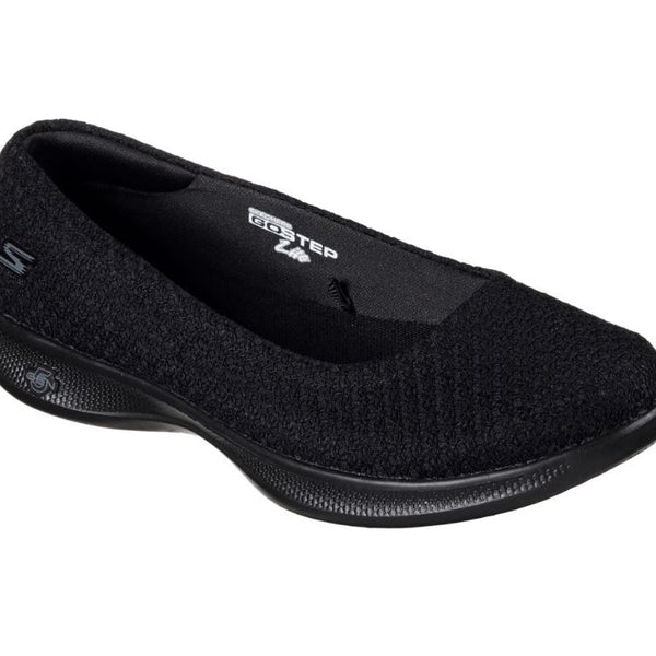 Skechers Go Step Lite Enchanted Black Famous Rock Shop