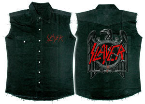 Slayer Sleeveless Work Shirt Famousrockshop