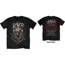 Slayer Unisex Tee Demonic Admat 21 06 18 Iceland Event(Back Print Ex Tour