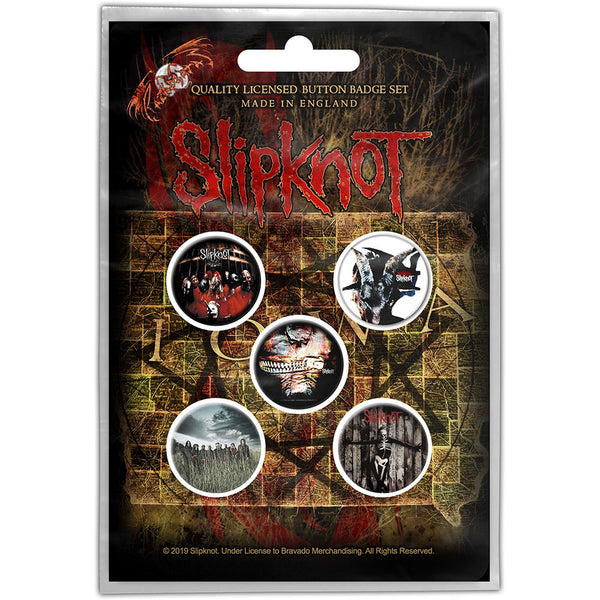 Slipknot Button Badge Albums
