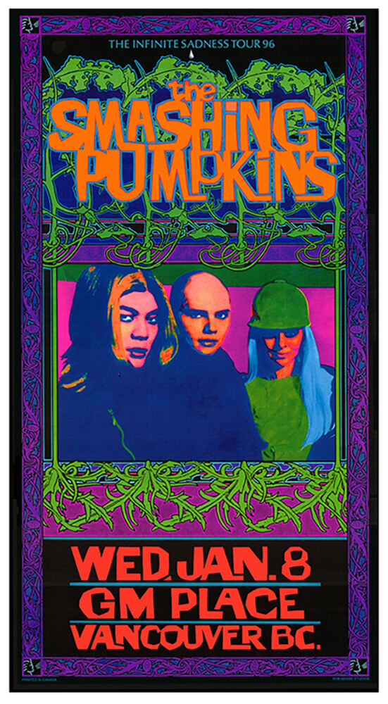 Smashing Pumpkins Bob Masse TOUR POSTER