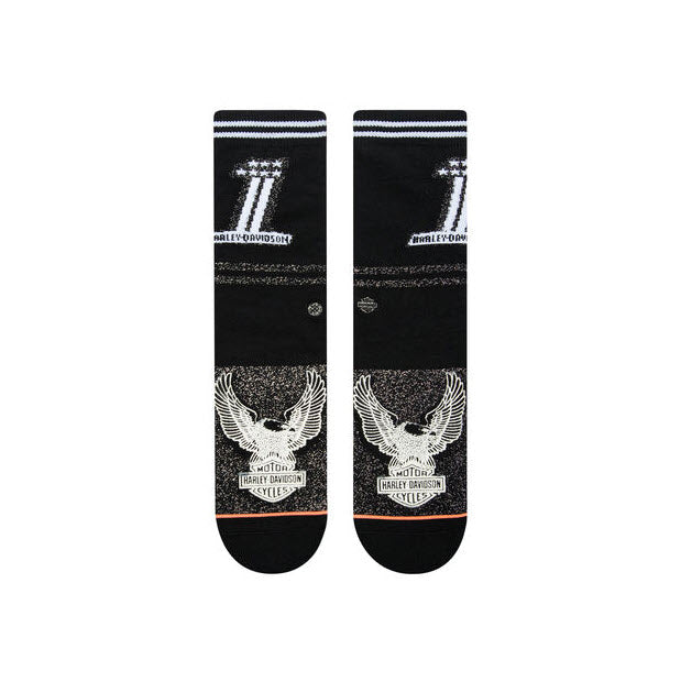 Stance Harley Davidson Number One Harley Black Women's Socks W525D18NUM Famous Rock Shop Newcastle, 2300 NSW. Australia. 2
