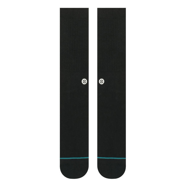 Stance Icon Black Crew Socks M311D14ICO Famous Rock Shop Newcastle 2300 NSW Australia 1