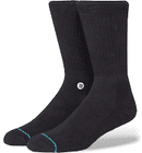 Stance Icon Black Crew Socks M311D14ICO Famous Rock Shop Newcastle 2300 NSW Australia